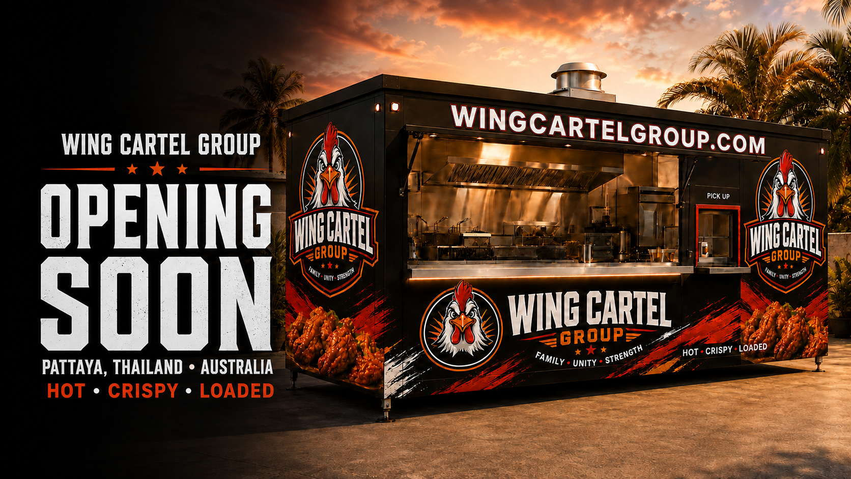 Wing Cartel Group opening soon in Pattaya Thailand and Australia